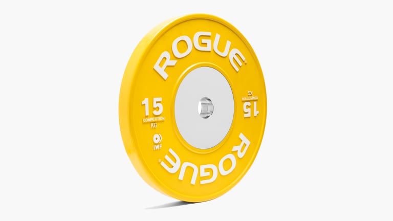 15KG Competition Single Plate (IWF) - Closeout | Rogue Fitness